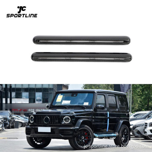 Prepreg Dry Carbon Fiber C Pillar Side Air Vent Cover for Mercedes Benz G Class W463 G500 G63 G55 AMG